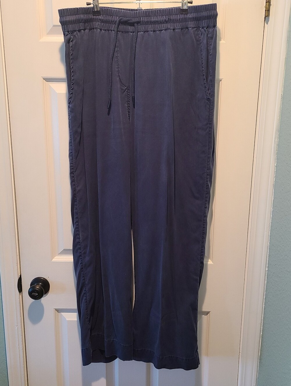 Quince Tencel Wide-Leg Drawstring Pants
